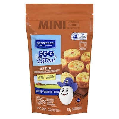 Burnbrae Farms Eggbites Tex Mex Quiche 336 g, $2.23/100g