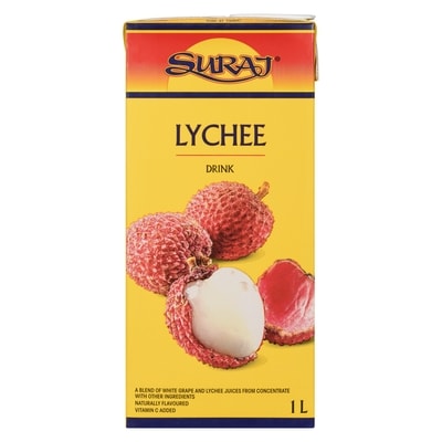Suraj Lychee Drink 1 l, $0.20/100ml