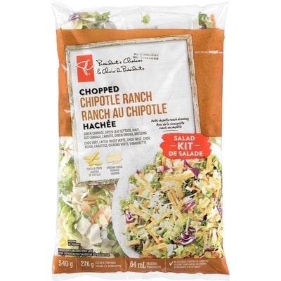 le Choix du Président Ranch Chipotle Hachee 340 g, 2,00 $/100g