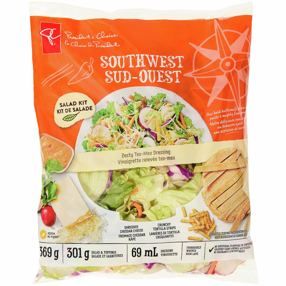President's Choice Southwest Salad Kit