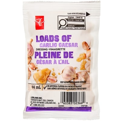 President's Choice Loads of Garlic Caesar 44 ml, $1.11/100ml