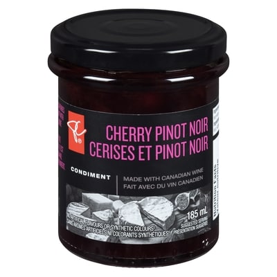 PC Collection noire de Condiment cerises et pinot noir 185 ml, 2,70 $/100ml
