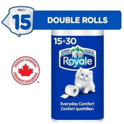 Royale Original Toilet Paper, 30 Equal 60 Rolls, 242 Bathroom Tissues per roll 242 ea, $0.07/1ea