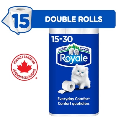 Royale Original Toilet Paper, 30 Equal 60 Rolls, 242 Bathroom Tissues per roll 242 ea, $0.07/1ea