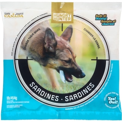 Hungry Hunter Raw Pet Food Sardines 454 g, $2.20/100g