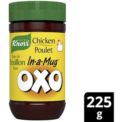 Oxo Bouillon In-a-Mug Chicken adds great flavour to your cooking  225 g, $2.13/100g