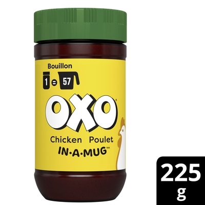 Oxo Bouillon In-a-Mug Chicken adds great flavour to your cooking  225 g, $2.00/100g