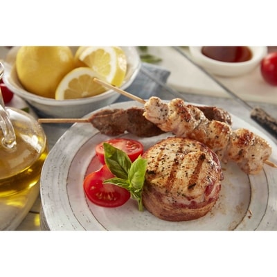 Chicken Breast Medallions Bacon Wrapped
