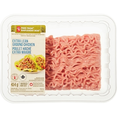 le Choix du Président Poulet haché extra maigre Simplement bon 454 g, 2,42 $/100g