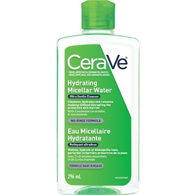 CeraVe Eau micellaire hydratante 295 ml, 7,30 $/100ml