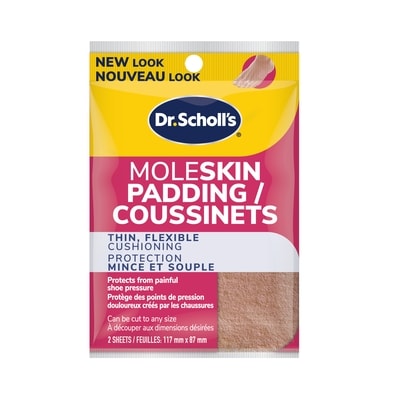 Dr Scholls Moleskin Plus Padding 2 ea, $2.75/1ea