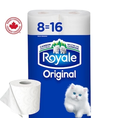 Royale Original Toilet Paper, 8 Equal 16 Rolls, 242 Bathroom Tissues per roll 242 ea, $0.02/1ea