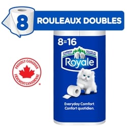 Royale Confort quotidien papier hygiénique, 30 équivalant à 60 rouleaux, 242 feuilles / roul 242 ea, 0,02 $/1ch