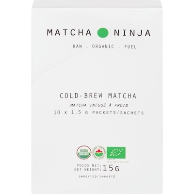 Matcha Ninja Matcha Infusé À Froid 15 g, 83,27 $/100g