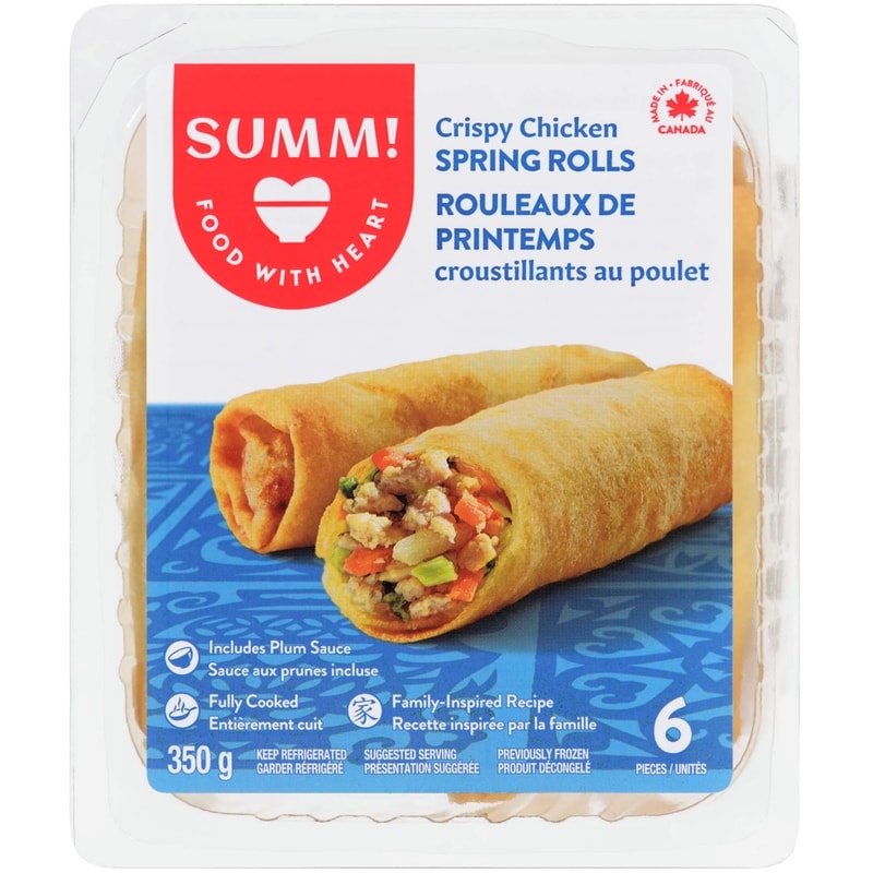 Crispy Chicken Spring Rolls