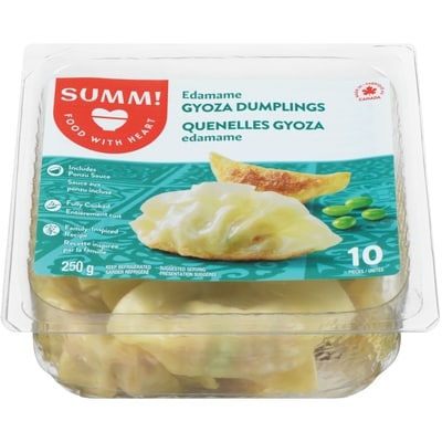 Sum-m Edamame Gyoza Dumplings 250 g, $2.40/100g