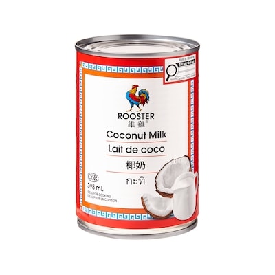 Rooster Lait de coco 398 ml, 0,38 $/100ml
