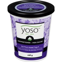 Yoso Oat Unsweetened Yogurt Alternative - 440 g | Loblaws