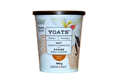 Yoso Yoats simili-yogourt avoine vanille 440 g, 1,36 $/100g