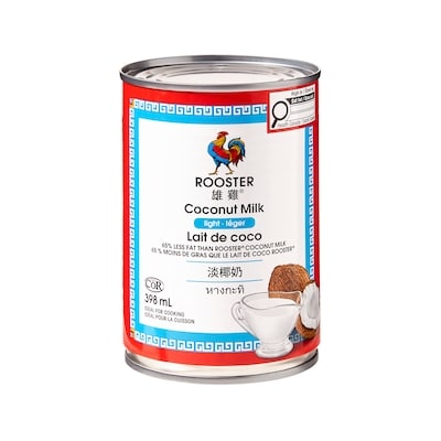 Rooster Light Coconut Milk 398 ml, $0.38/100ml