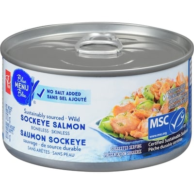 President's Choice Salmon Sockeye 170 g, $3.53/100g