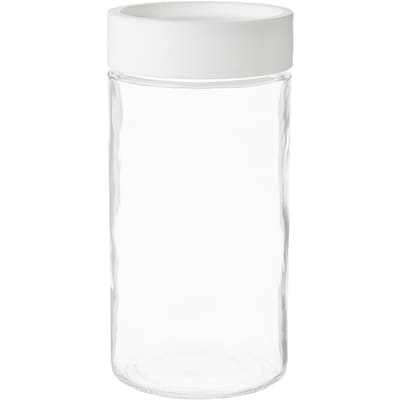 Everyday Essentials Boîte en verre avec couvercle mat, grande 1 ea, 8,50 $/1ch