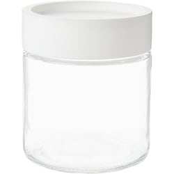 Glass Canister with Matte Lid, Small