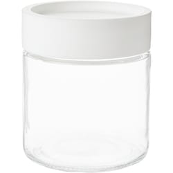 Everyday Essentials Boîte en verre avec couvercle mat, petit 1 ea, 5,00 $/1ch