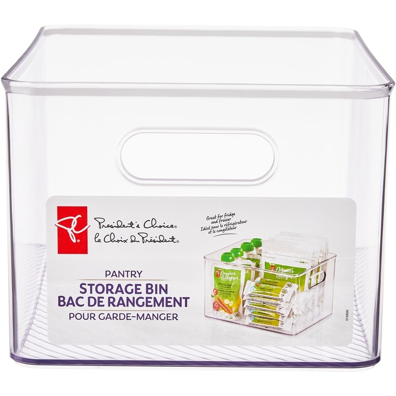 Lot De 8 Bacs De Rangement Transparents – 4 Grands + 4 Petits – Pour Cuisine, Garde-manger & Rangement Maison