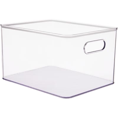 Grand bac de garde-manger en plastique
