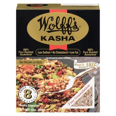 Wolf Kosher Kasha Fine Granulation 370 g, $1.35/100g