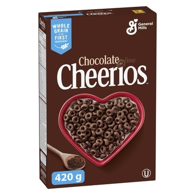 General Mills Chocolate Cheerios Breakfast Cereal 420 g, $1.19/100g