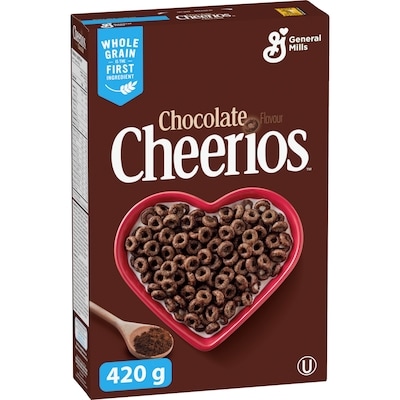 General Mills Chocolate Cheerios Breakfast Cereal 420 g, $1.38/100g