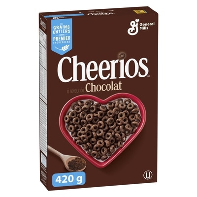 General Mills Cheerios Saveur Chocolat, Céréales à Base de Grains Entiers 420 g, 1,38 $/100g