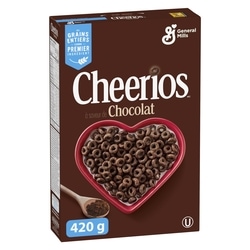 General Mills Cheerios Saveur Chocolat, Céréales à Base de Grains Entiers 420 g, 1,38 $/100g