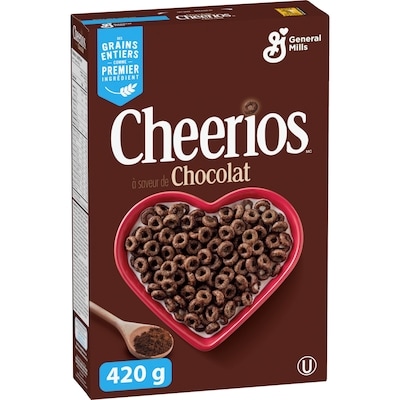 General Mills Cheerios Saveur Chocolat, Céréales à Base de Grains Entiers 420 g, 1,38 $/100g