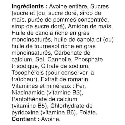 Cheerios Pommes et Cannelle, Céréales à Base de Grains Entiers