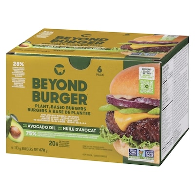 Plant-Based Burger 6ct made with Avocado Oil