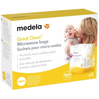 Medela Bags Micro-Steam 5 ea, $3.20/1ea
