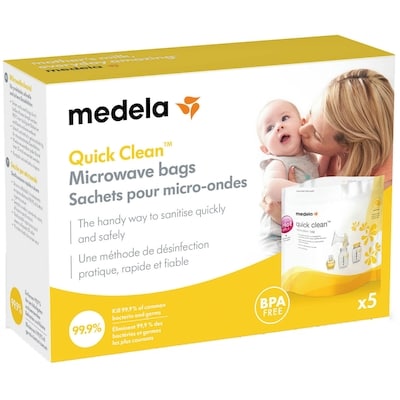 Medela Sacs Micro-Steam™ Quick Clean™ de Medela 5 ea, 3,20 $/1ch