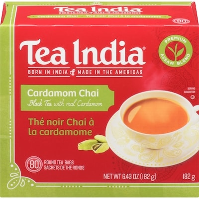 Tea India Cardamom Chai Black Tea With Real Cardamom  182 g, $3.57/100g
