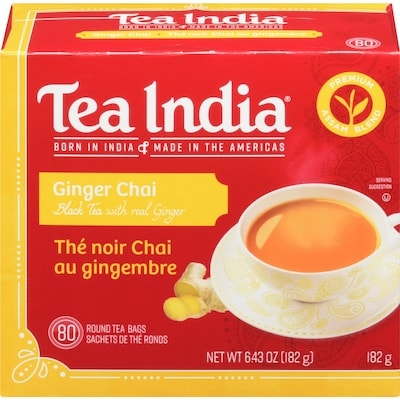 Tea India Thé Noir Chai Au Gingembre  182 g, 3,57 $/100g