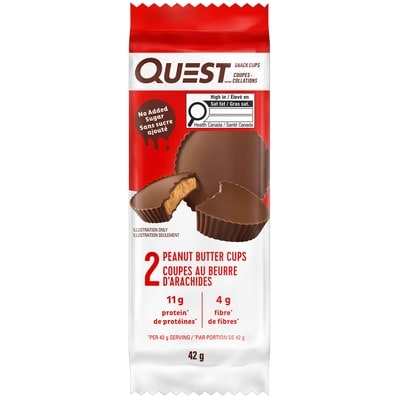 Quest Peanut Butter Protein Cups 42 g, $15.45/100g