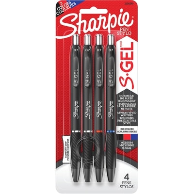 Sharpie SHARPIE SGEL 0.7MM 4CT ASSORT 4x1.0 ea, 2,13 $/1ch
