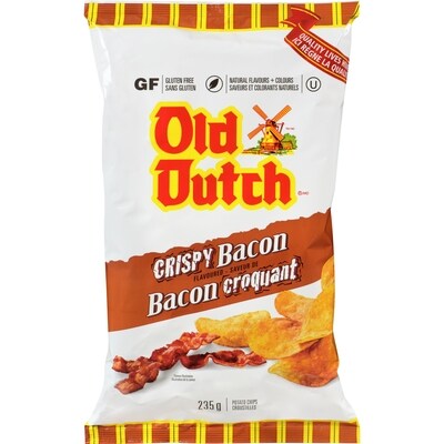 Old Dutch Saveur De Bacon Croquant Croustilles 235 g, 2,12 $/100g