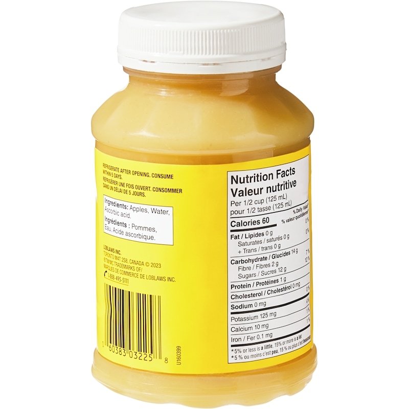 Unsweetened Apple Sauce