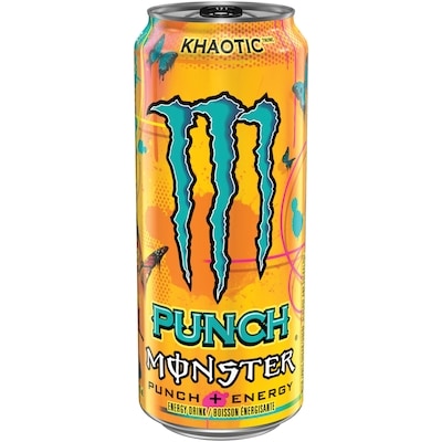 Monster Energy Punch Khaotic 473 ml, 0,84 $/100ml