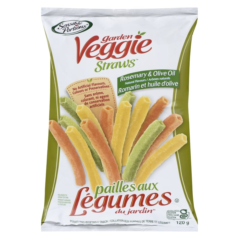 Garden Veggie Straws Rosemary & Olive Oil