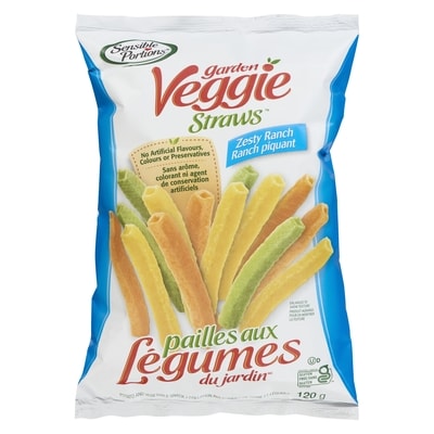Sensible Portions Garden Veggie Straws Zesty Ranch 120 g, $2.92/100g