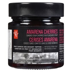 PC Black Label Amarena Cherries Candied Sour Cherries in a